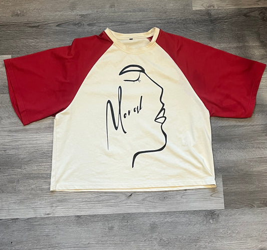 Moral Baseball T (Red)